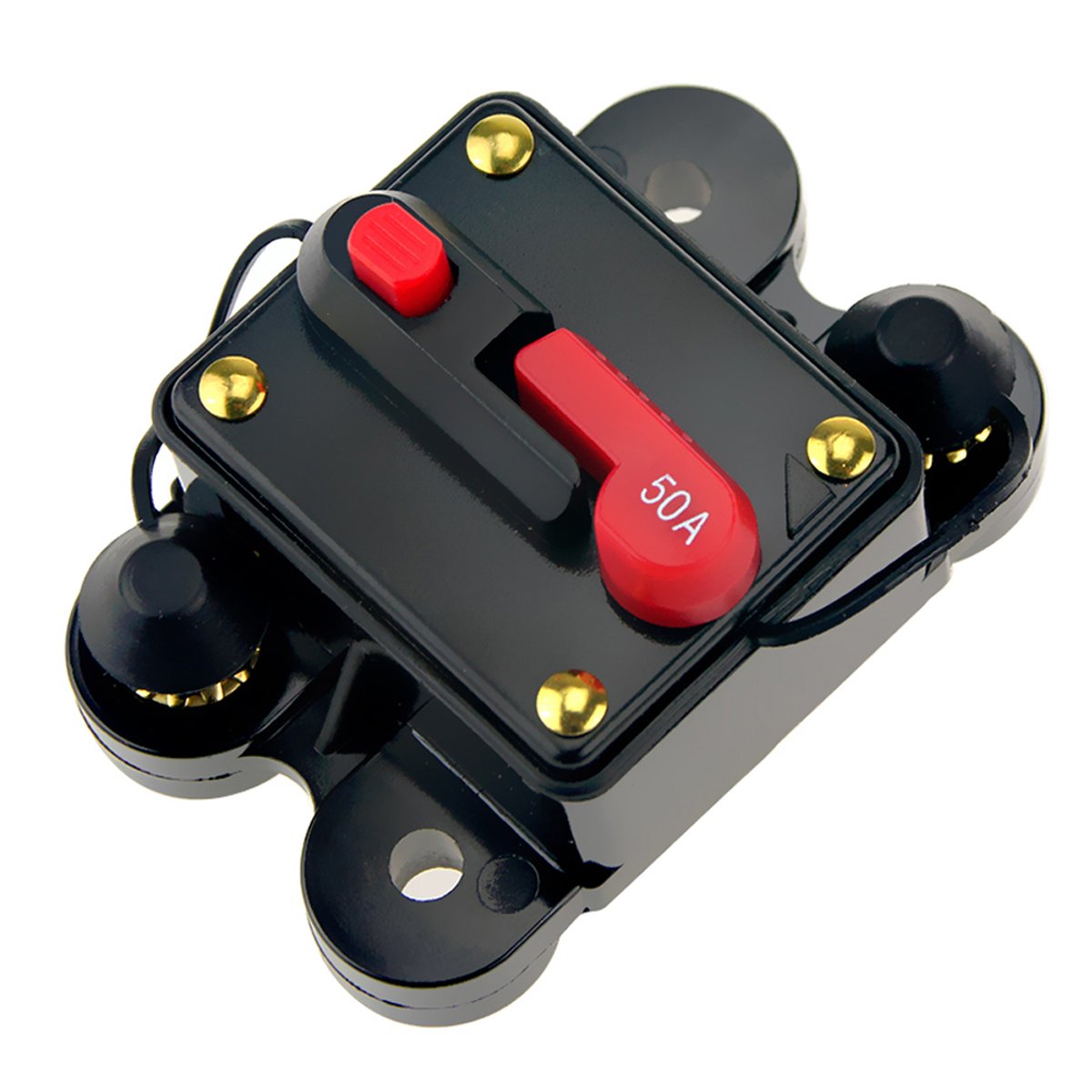 サーキットブレイカー 50A（1047） Amazon.co.jp: 12V-24Vインライン自動サーキットブレーカー自動
